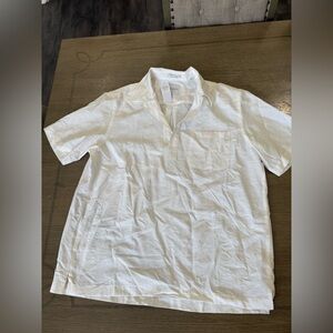 TODD SNYDER Men's White Casual Shirt